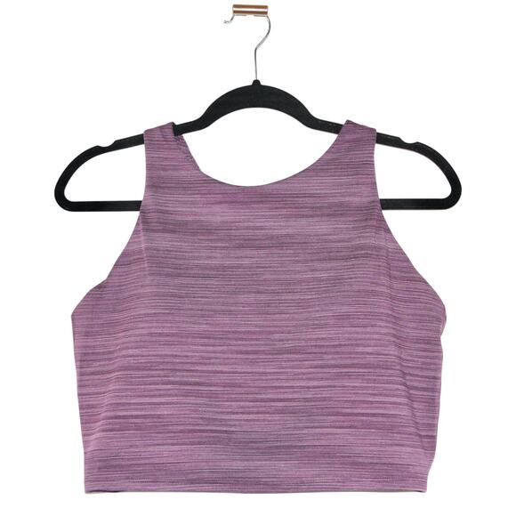 Athleta Conscious Space Dye Crop D-DD Large Violet NWT - Picture 1 of 5